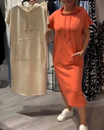 Saskia - Casual Hooded Dress