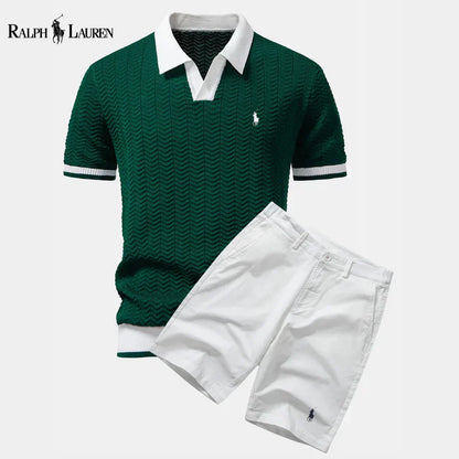 RL Men's Prestige Polo and Shorts Set