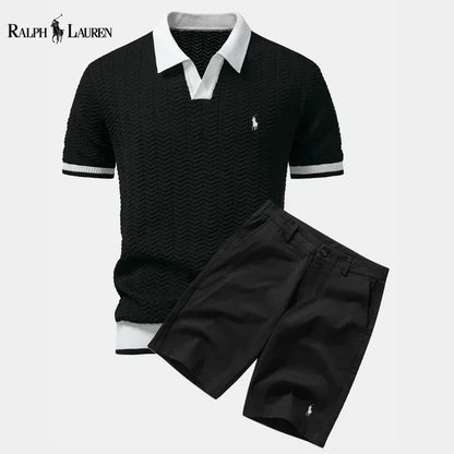 RL Men's Prestige Polo and Shorts Set