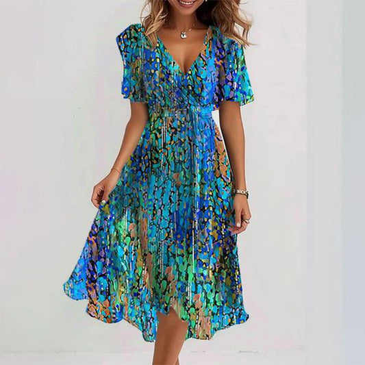 Wool - Elegant Midi Dress
