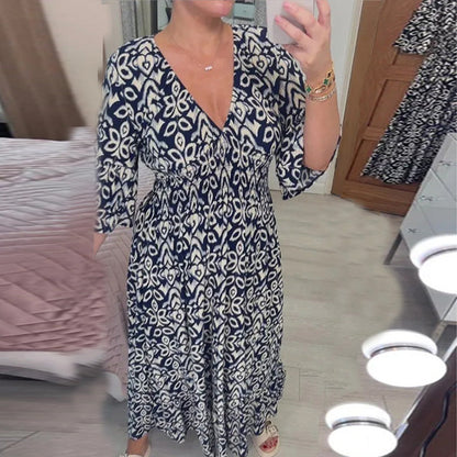 Mhara - Elegant Flared Dress