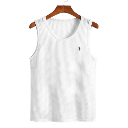 RL Waffle Knit Tank Top
