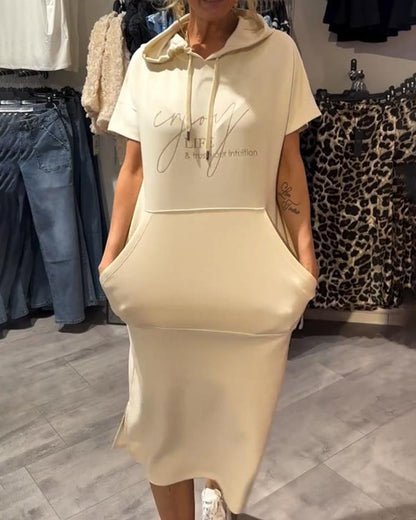 Saskia - Casual Hooded Dress