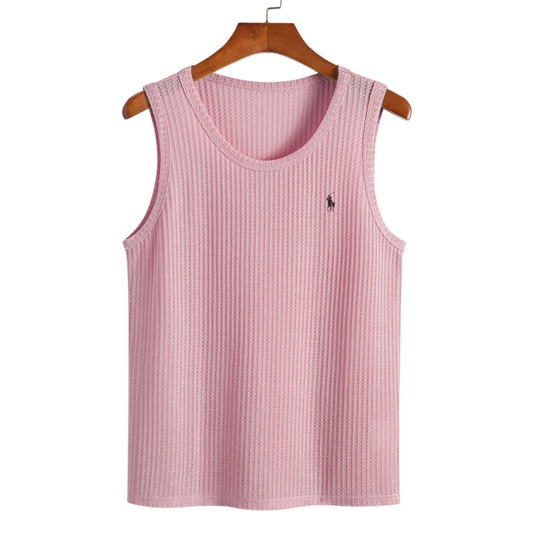 RL Waffle Knit Tank Top
