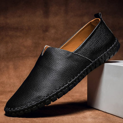 Monaco - Elegant Leather Espadrilles