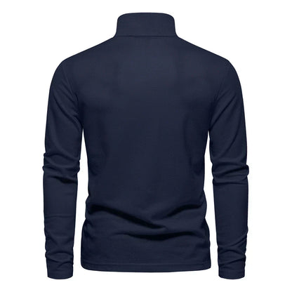 Audren - Elegant Long Sleeve Polo Shirt