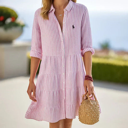 RL Striped Shirt Dress