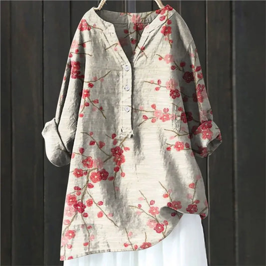 Daniela - Elegant Floral Blouse