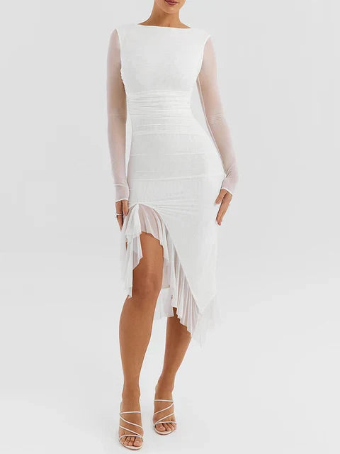 Nancy - Elegant Midi Dress