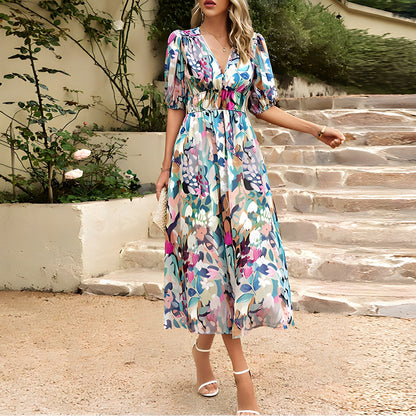 Jenny - Chic Elegant Midi Dress
