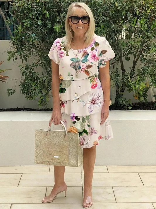 Mallory - Chic Floral Dress