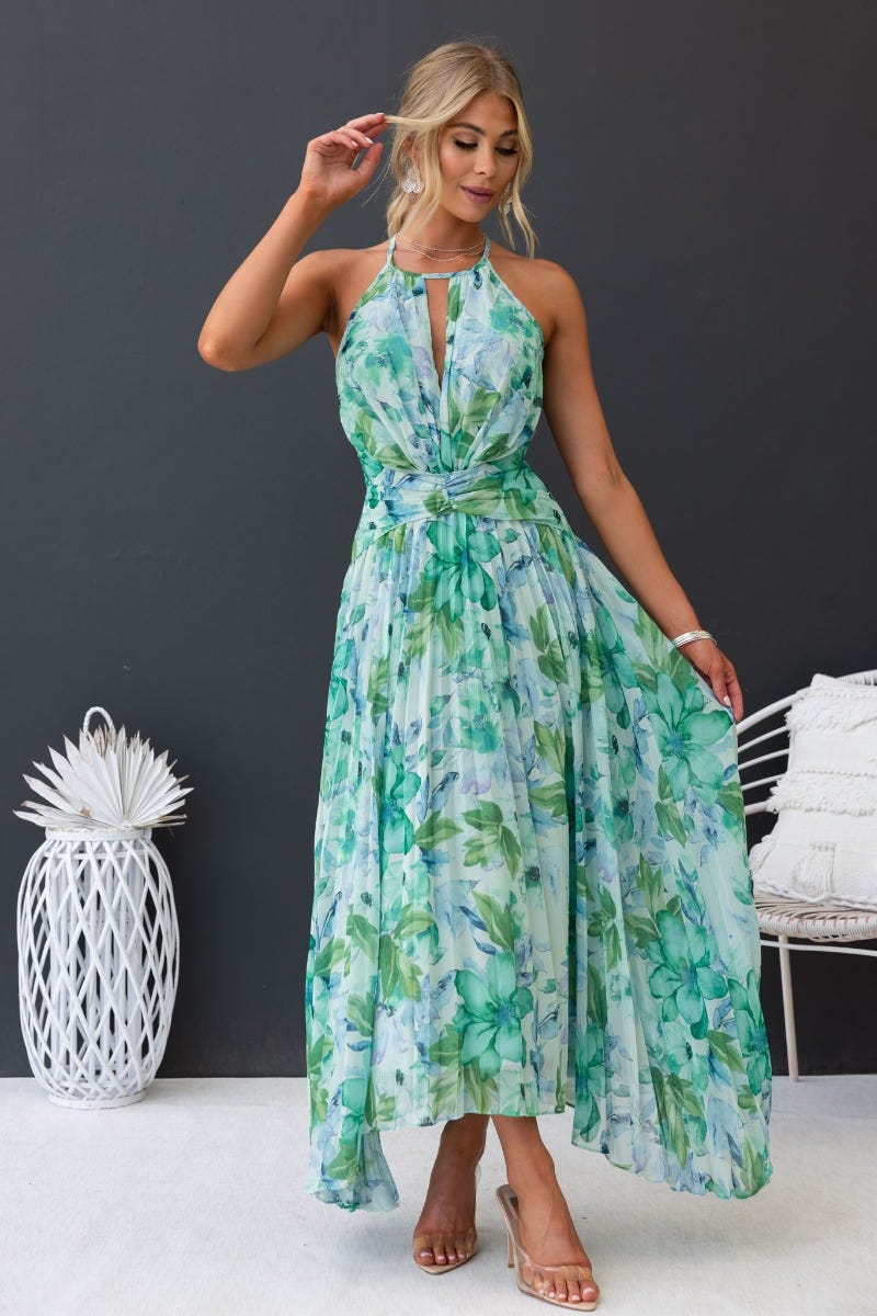 Mavis - Chic Floral Long Dress