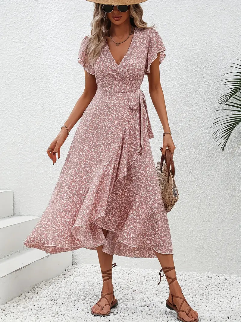 Miriam - Elegant Floral Dress