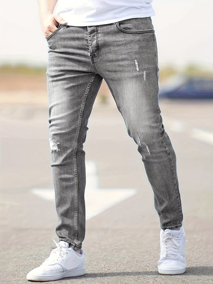 Alex - Trendy Ripped Slim Jeans
