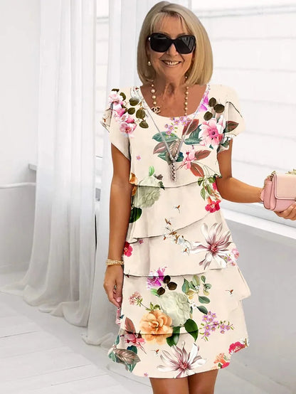 Mallory - Chic Floral Dress