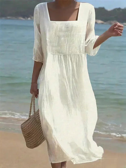 Casual linen dress