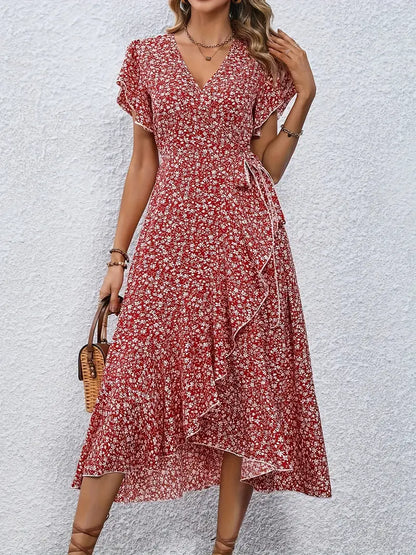 Miriam - Elegant Floral Dress