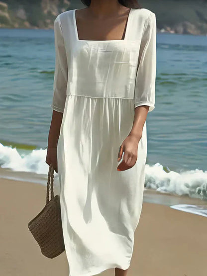 Casual linen dress
