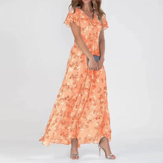 Victoria - Elegant Floral Dress
