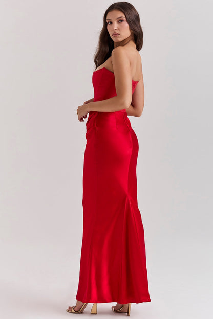 Lilly - Elegant Strapless Dress