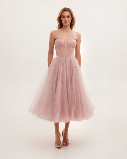 Judith - Elegant Strapless Dress