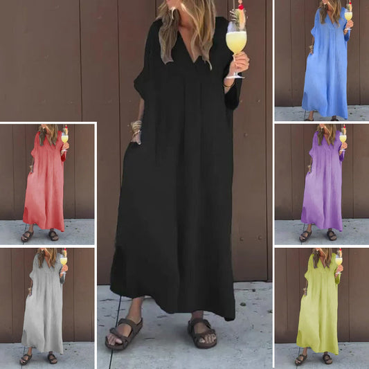 Alessia - Casual V-Neck Dress